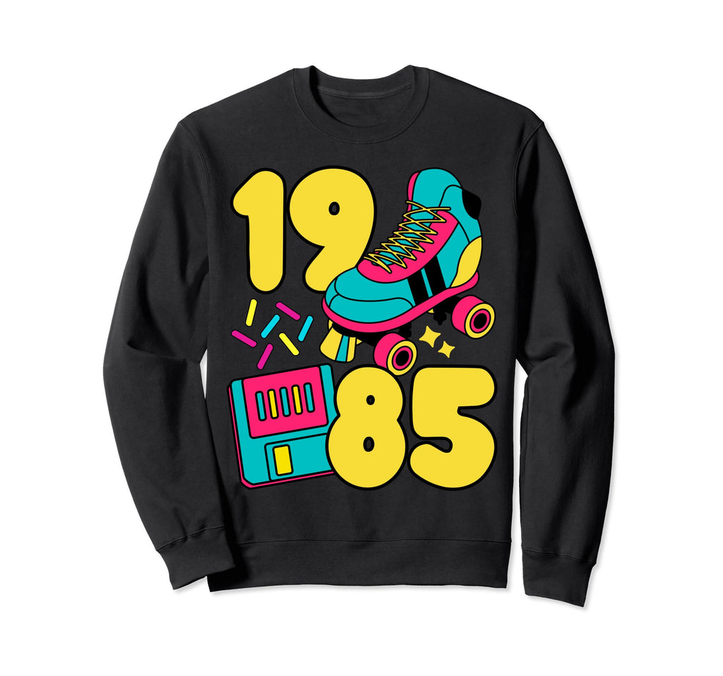 1985 Good Times 80S Tech Candy Sweatshirt - Novelty Apparel for Adults - T-Shirt, Sweatshirt, Hoodie