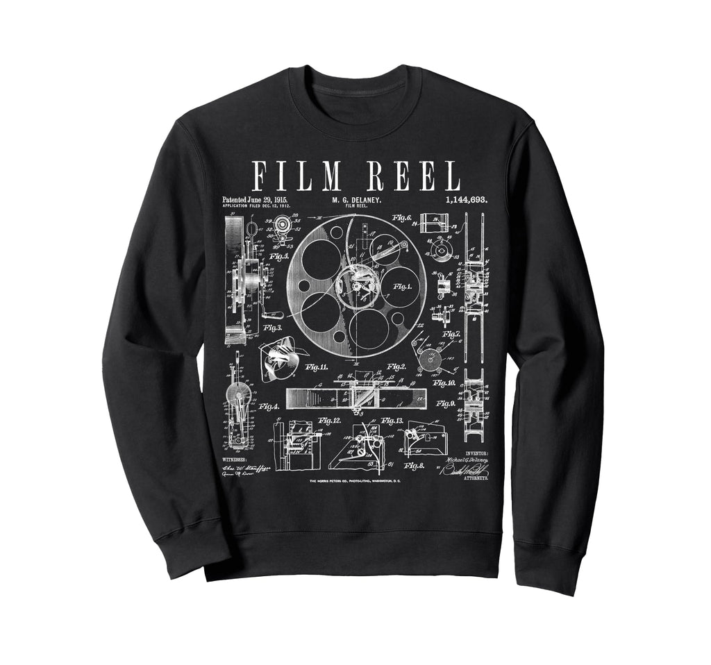 Cinematography Movie Film Reel Sweatshirt - Aesthetic Graphic Men Women - T-Shirt, Sweatshirt, Hoodie