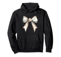 Baseball Coquette Bow Baseball Mom Hoodie - Minimalist Print Men Women - T-Shirt, Sweatshirt, Hoodie