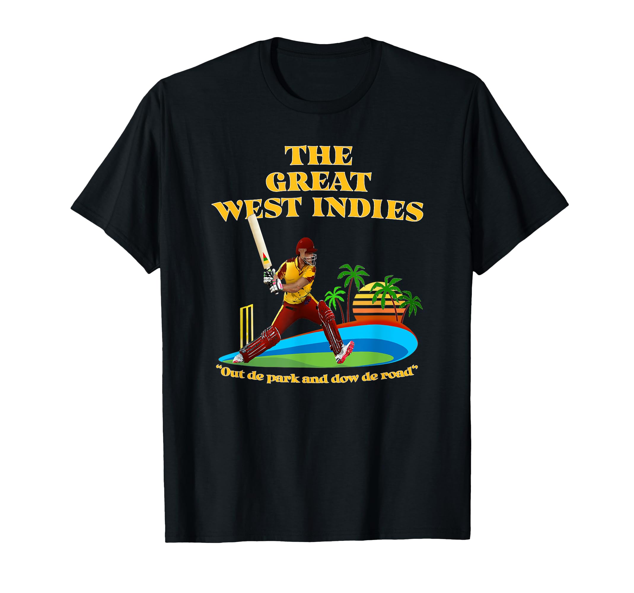 Windies Cricket Supporter Caribbean T-Shirt - Graphic Print for Adults - T-Shirt, Sweatshirt, Hoodie