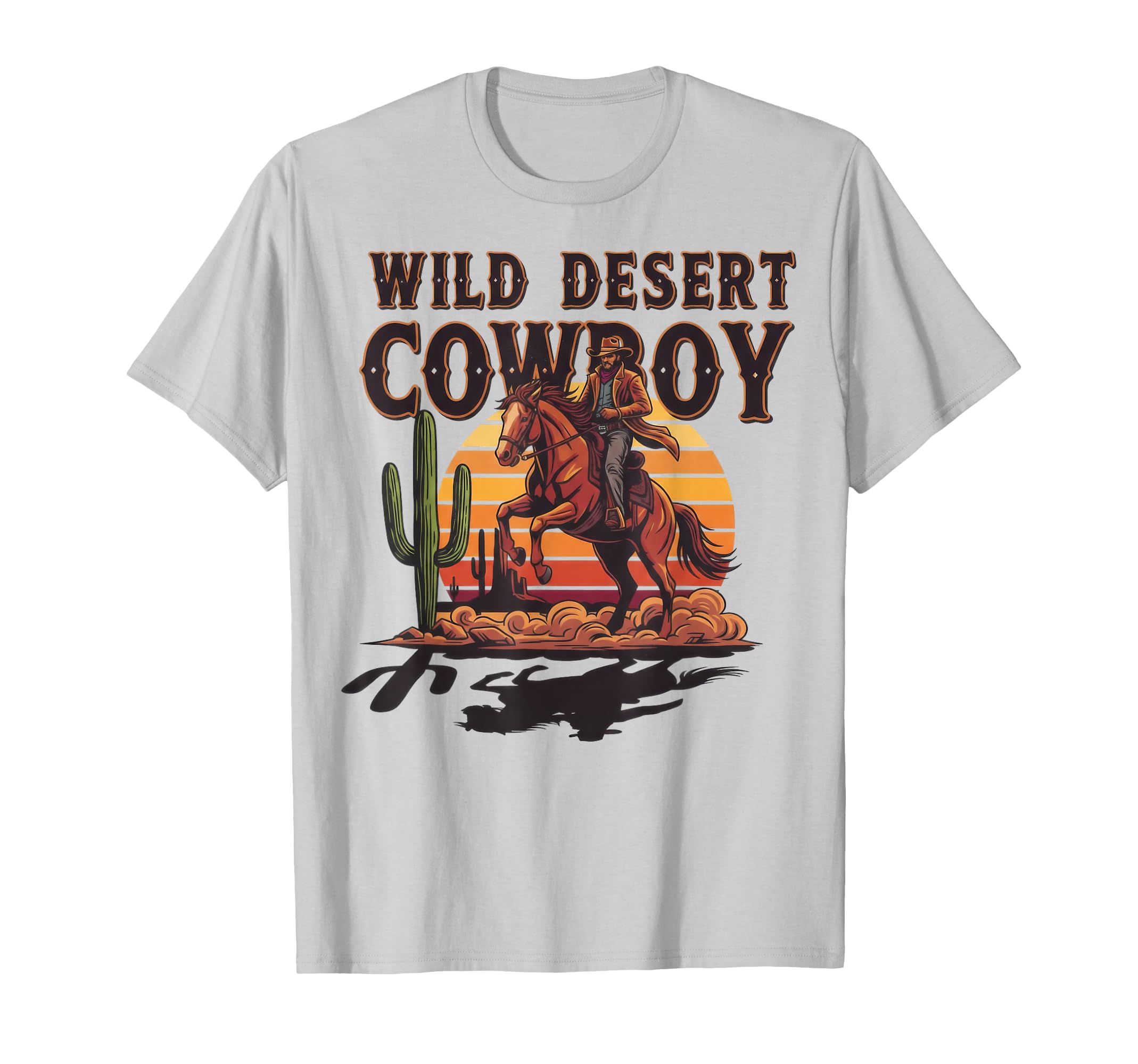 Wild Desert Western Cowboy Aesthetic T-Shirt - Novelty Apparel for Adults - T-Shirt, Sweatshirt, Hoodie