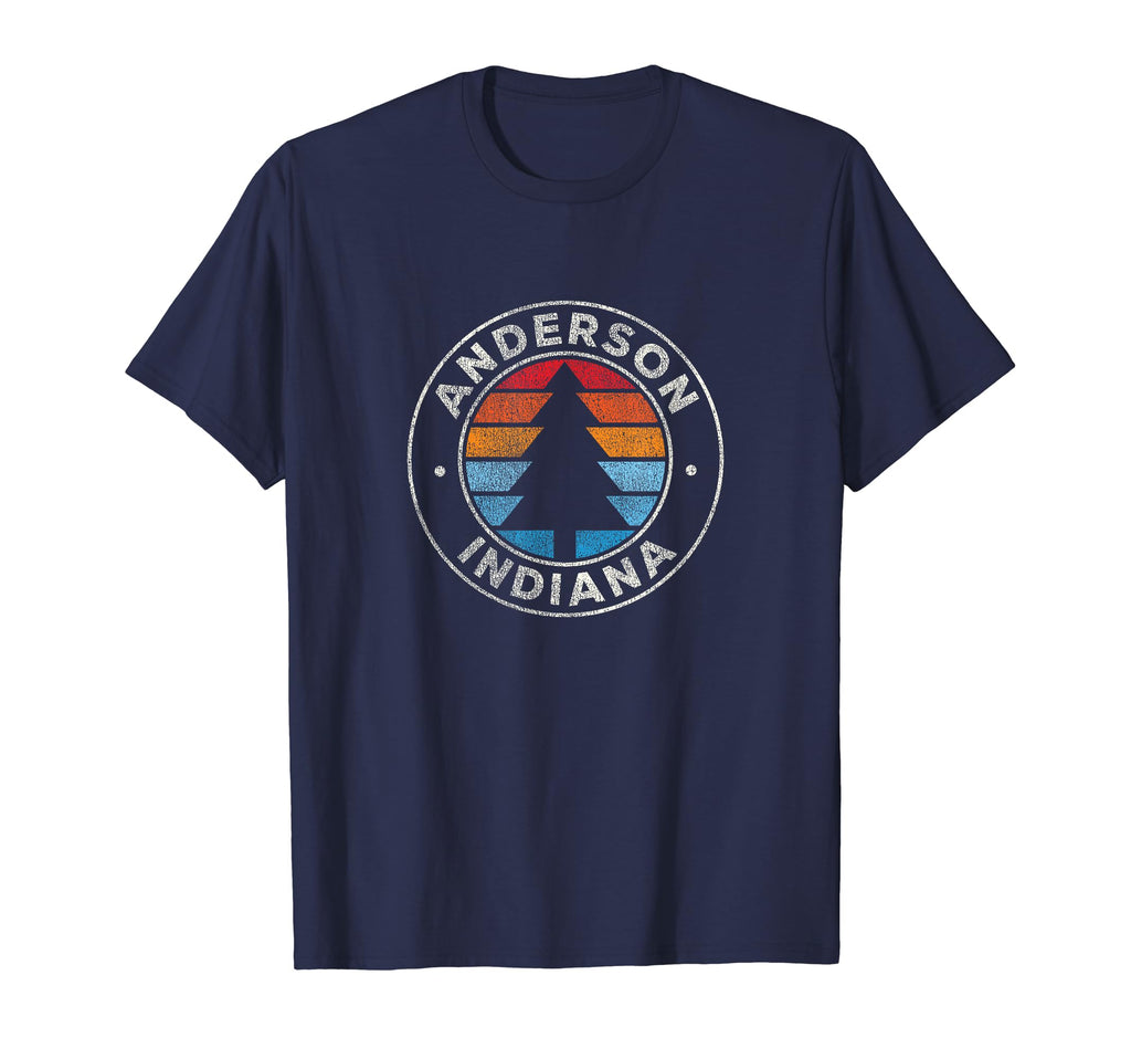 Anderson Indiana 70S T-Shirt - Minimalist Print Men Women - T-Shirt, Sweatshirt, Hoodie