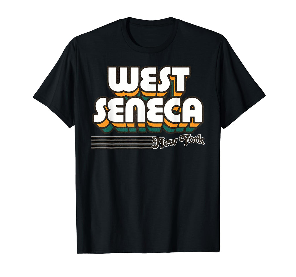 West Seneca New York Stripes T-Shirt - Novelty Apparel Unisex - T-Shirt, Sweatshirt, Hoodie