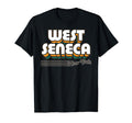 West Seneca New York Stripes T-Shirt - Novelty Apparel Unisex - T-Shirt, Sweatshirt, Hoodie