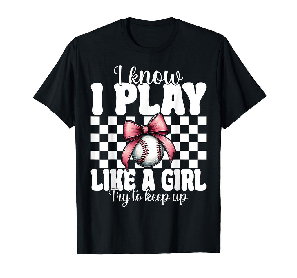 Baseball Mom Mama Coquette I Know I T-Shirt - Unique Graphic for Adults - T-Shirt, Sweatshirt, Hoodie