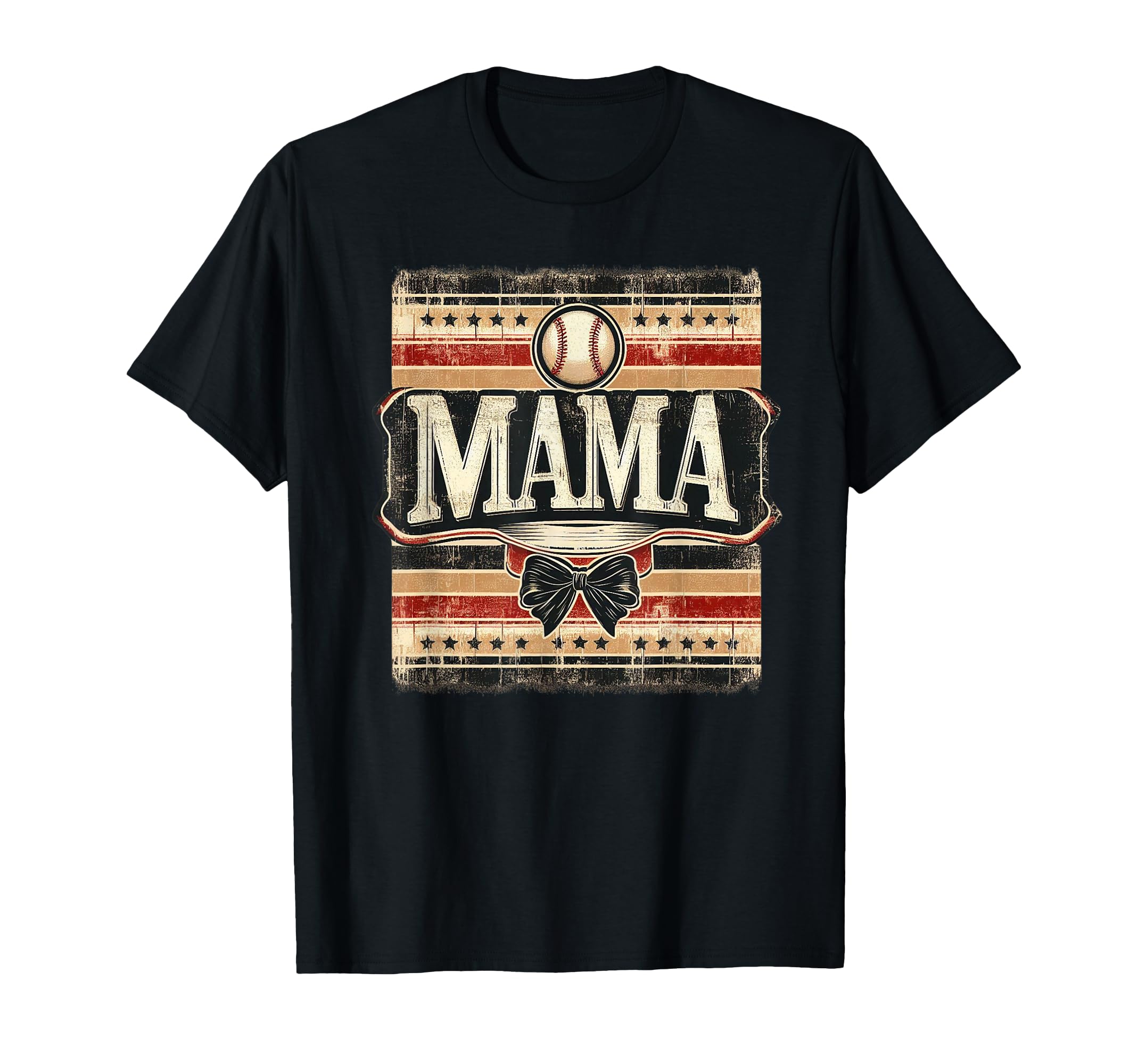 Baseball Mama Distressed Sports Mom T-Shirt - Streetwear Style Men Women - T-Shirt, Sweatshirt, Hoodie