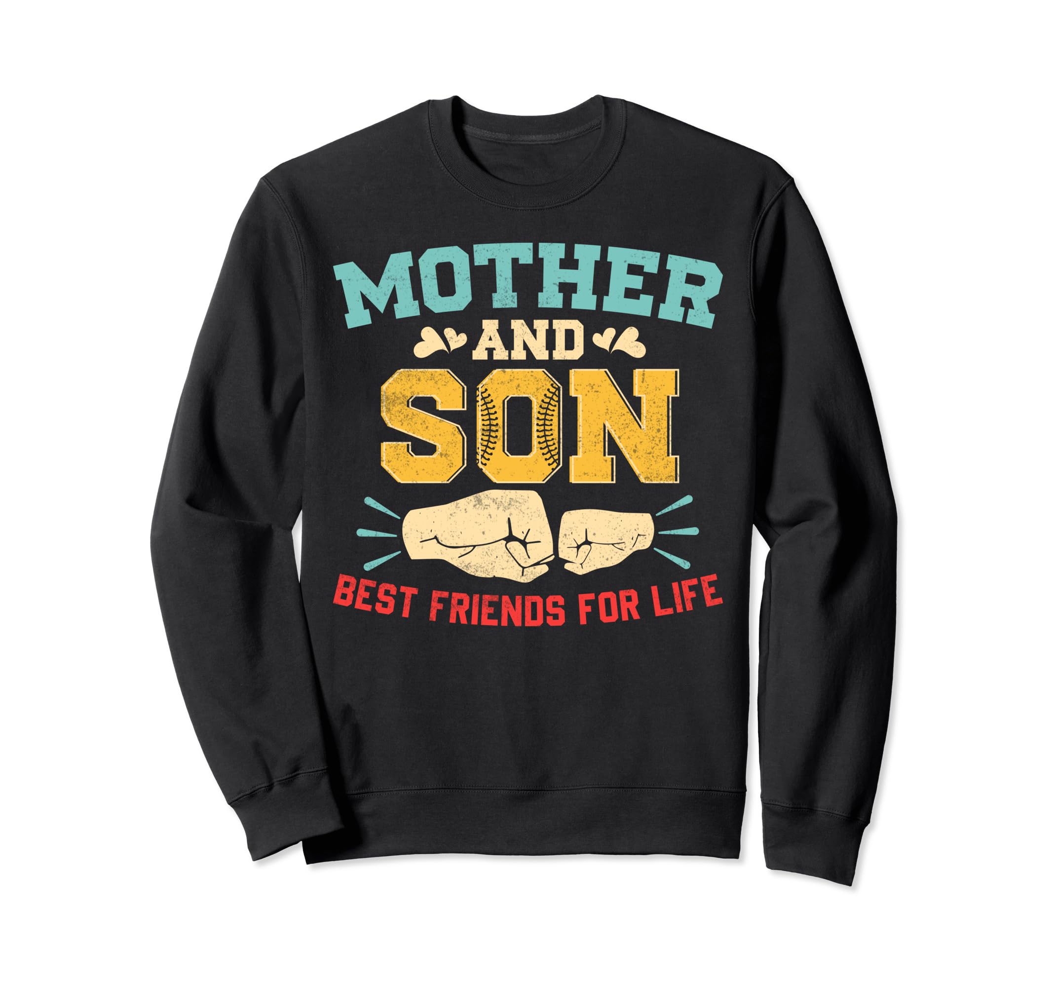 Mother And Son Best Friends Ever Sweatshirt - Aesthetic Graphic for Adults - T-Shirt, Sweatshirt, Hoodie