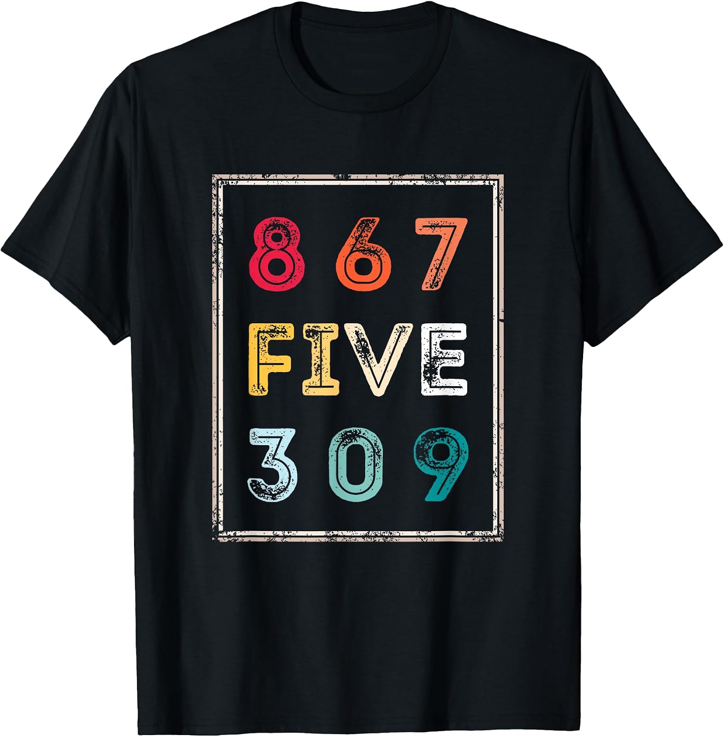 8675309 Nostalgic and Funny 80s 90s Rontee Co. - Adult & Kids T-Shirts, Sweatshirts & Hoodies apparel design preview 1