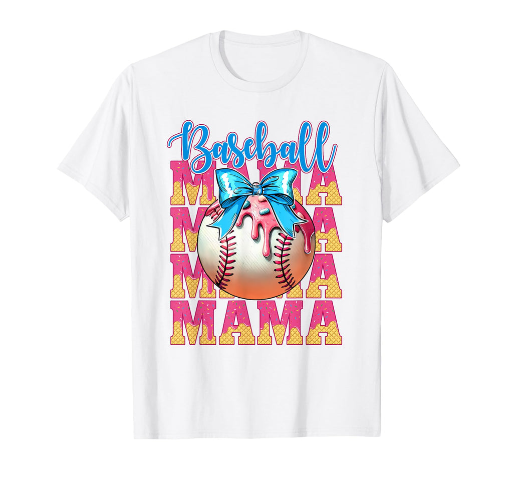 Baseball Drip Mama Stylish T-Shirt - Minimalist Print for Adults - T-Shirt, Sweatshirt, Hoodie