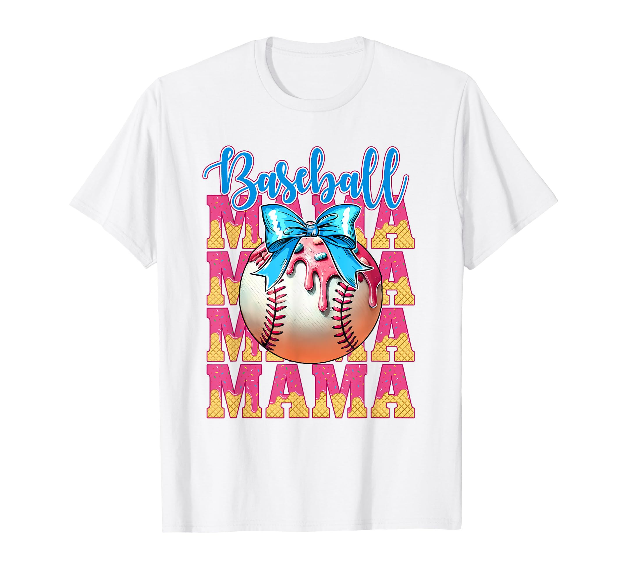 Baseball Drip Mama Stylish T-Shirt - Minimalist Print for Adults - T-Shirt, Sweatshirt, Hoodie