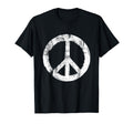 Distressed Peace Sign T-Shirt - Aesthetic Graphic Men Women - T-Shirt, Sweatshirt, Hoodie