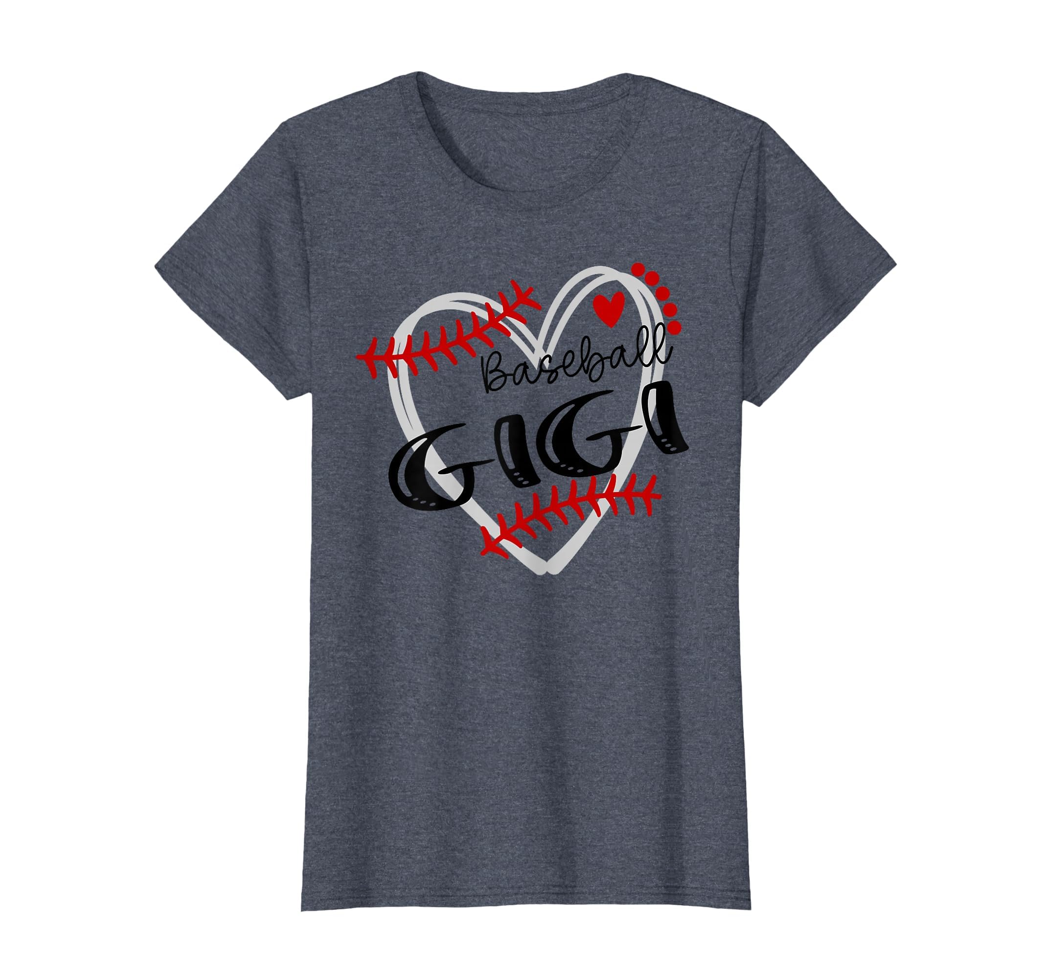 Personalized Baseball Heart Gigi T-Shirt - Unique Graphic for Adults - T-Shirt, Sweatshirt, Hoodie