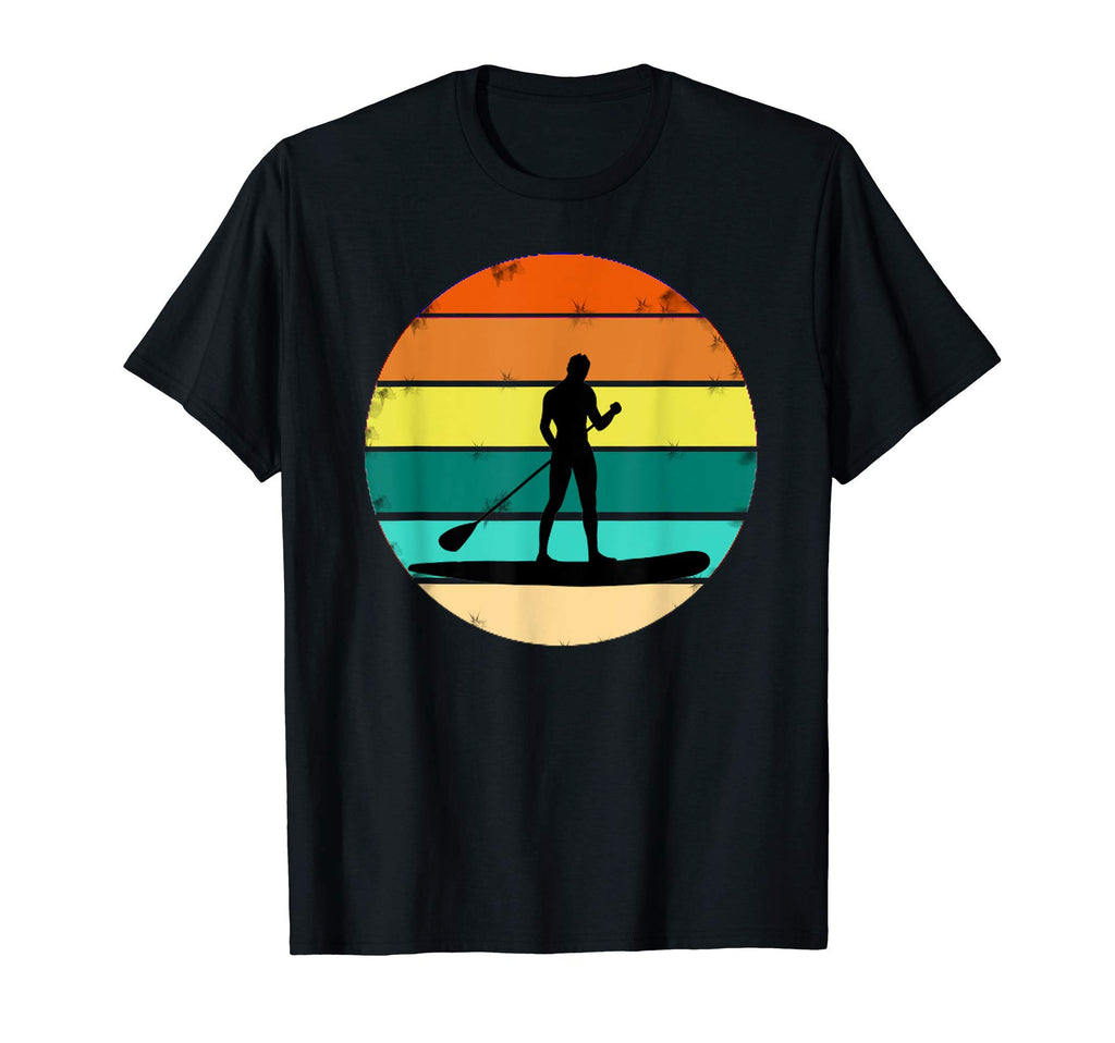 Sunset Paddle Board T-Shirt - Aesthetic Graphic for Adults - T-Shirt, Sweatshirt, Hoodie
