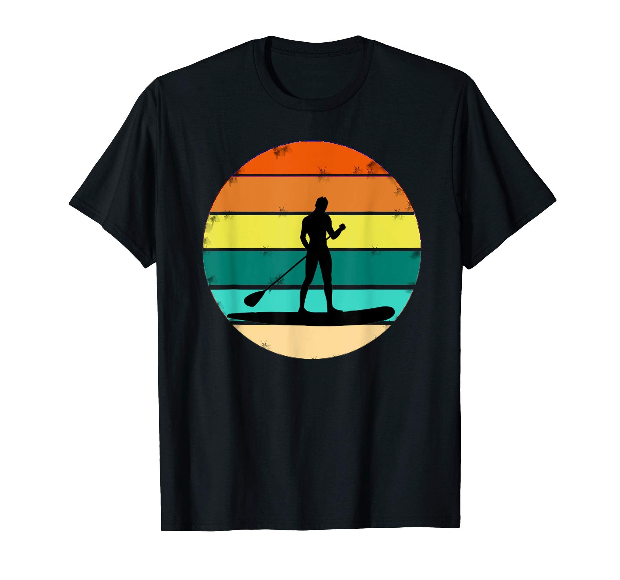 Sunset Paddle Board T-Shirt - Aesthetic Graphic for Adults - T-Shirt, Sweatshirt, Hoodie
