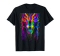 Vibrant Psychedelic Skull Trippy Rainbow T-Shirt - Unique Graphic Unisex - T-Shirt, Sweatshirt, Hoodie