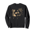 Creepy Dark Skull Distressed Gothic Sweatshirt - Custom Art Print Unisex - T-Shirt, Sweatshirt, Hoodie