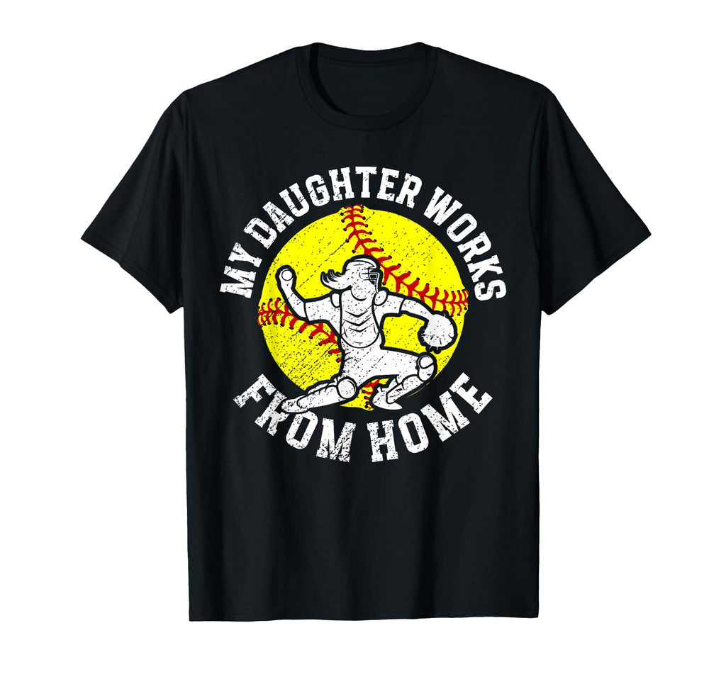 Softball Catcher Mom Funny Softball T-Shirt - Novelty Apparel for Adults - T-Shirt, Sweatshirt, Hoodie