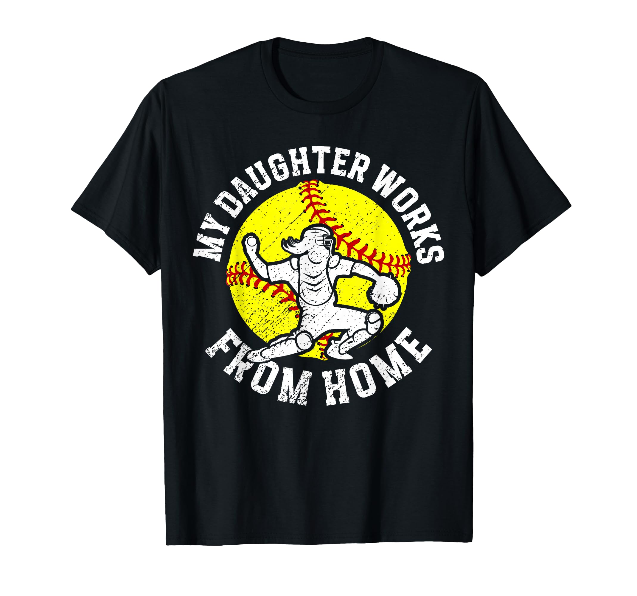 Softball Catcher Mom Funny Softball T-Shirt - Novelty Apparel for Adults - T-Shirt, Sweatshirt, Hoodie