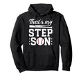 Proud Baseball Step Dad Baseball Player Hoodie - Novelty Apparel Unisex - T-Shirt, Sweatshirt, Hoodie