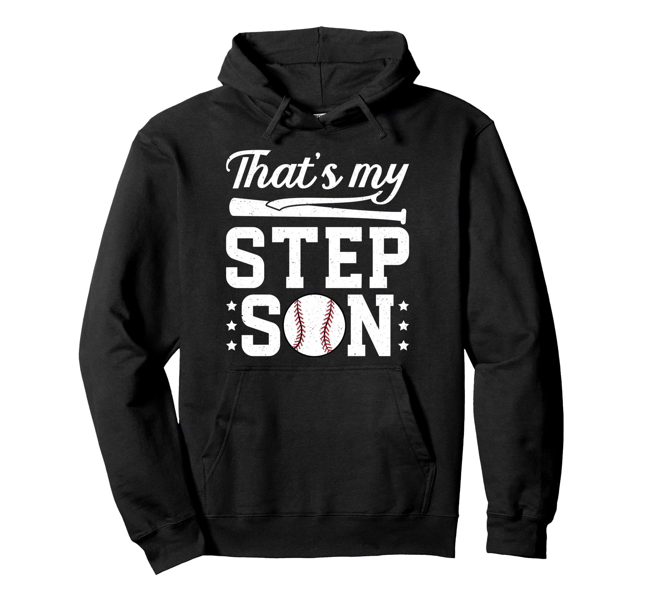 Proud Baseball Step Dad Baseball Player Hoodie - Novelty Apparel Unisex - T-Shirt, Sweatshirt, Hoodie