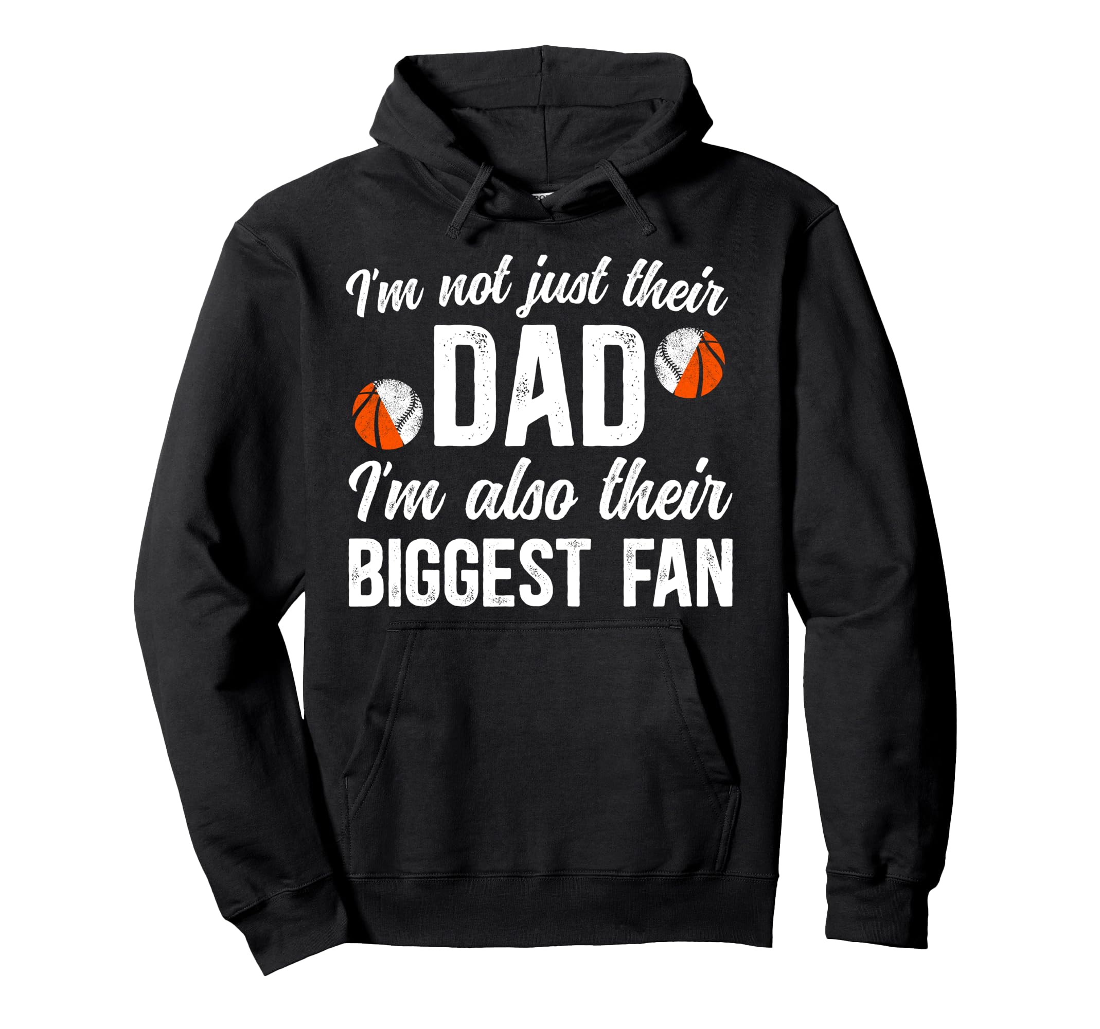 Their Biggest Fan Baseball Basketball Hoodie - Trendy Graphic Men Women - T-Shirt, Sweatshirt, Hoodie