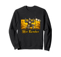 Sir Render Surrender Funny Medieval Sweatshirt - Unique Graphic for Adults - T-Shirt, Sweatshirt, Hoodie