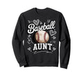 Baseball Aunt Heart Doodle Game Sweatshirt - Trendy Graphic Men Women - T-Shirt, Sweatshirt, Hoodie