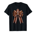Womens Moms Coquette Bow Football Lover T-Shirt - Graphic Print for Adults - T-Shirt, Sweatshirt, Hoodie