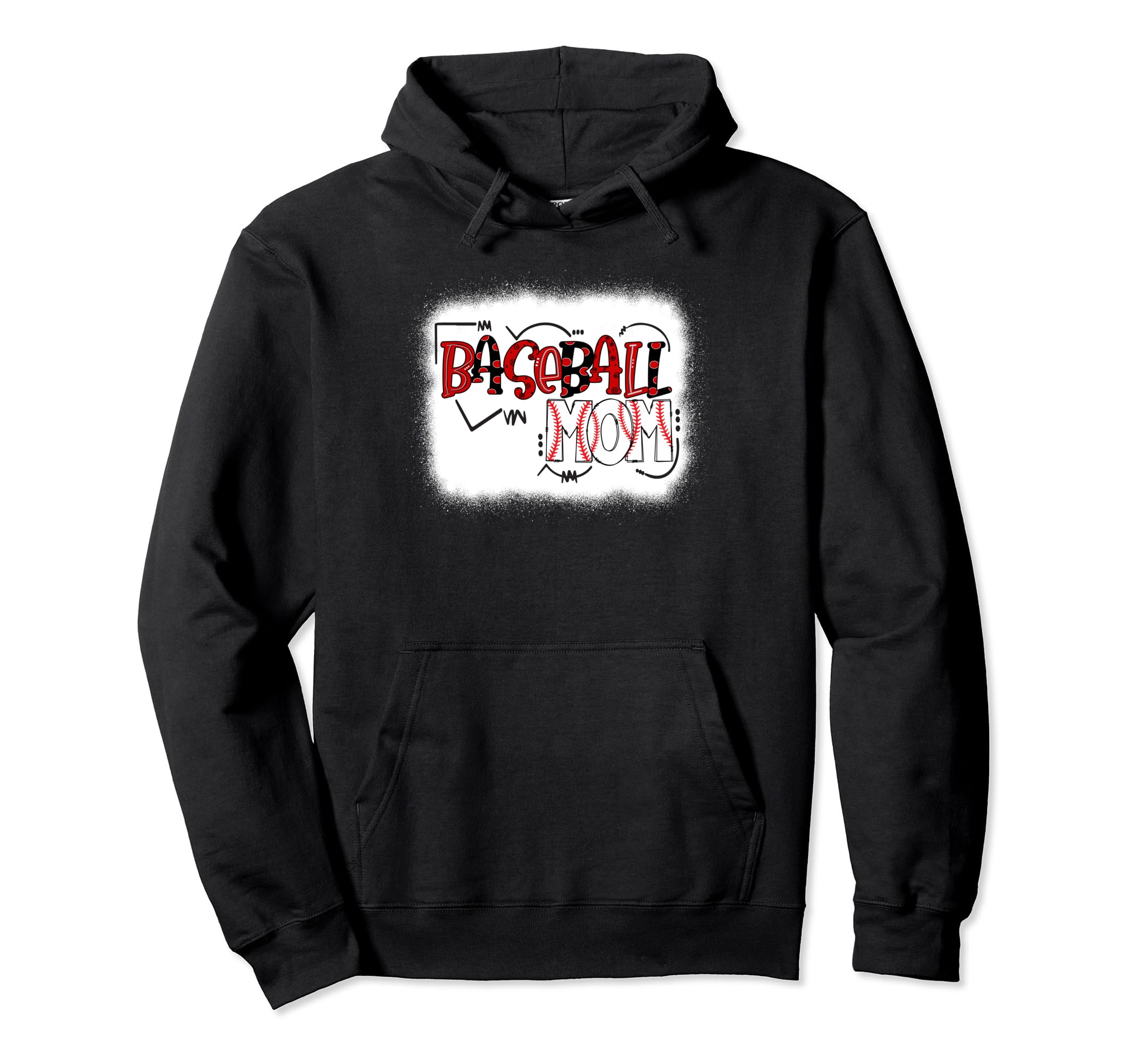Baseball Mom Mommy Funny Mothers Day Hoodie - Fun Novelty Design Men Women - T-Shirt, Sweatshirt, Hoodie