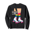 Skate Boombox Rainbow Socks Roller Sweatshirt - Aesthetic Graphic Unisex - T-Shirt, Sweatshirt, Hoodie