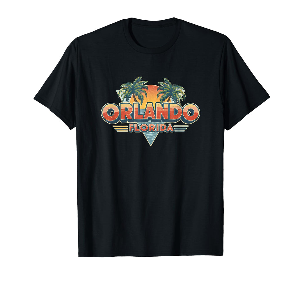 Orlando Florida Sunset 70S 80S T-Shirt - Aesthetic Graphic Unisex - T-Shirt, Sweatshirt, Hoodie