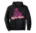 Roller Skating Skate 1970S Roller Babe Hoodie - Aesthetic Graphic Unisex - T-Shirt, Sweatshirt, Hoodie