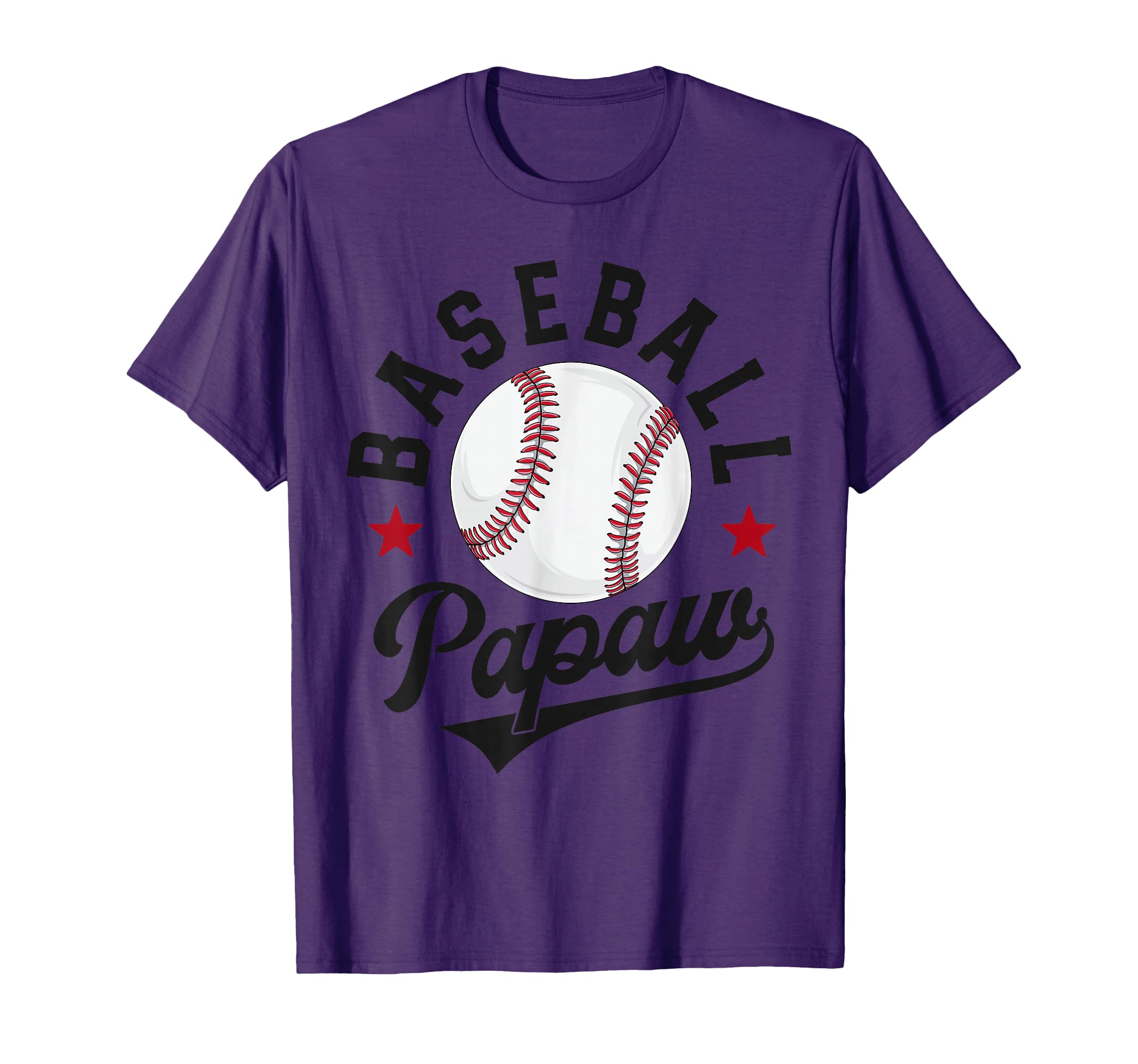 Baseball Papaw Matching Family Papa T-Shirt - Custom Art Print for Adults - T-Shirt, Sweatshirt, Hoodie