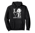 Distressed Baseball Love Garrett Crochet Hoodie - Trendy Graphic Men Women - T-Shirt, Sweatshirt, Hoodie