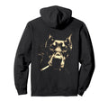 Doberman Smoking Cigarette Grunge Meme Hoodie - Novelty Apparel for Adults - T-Shirt, Sweatshirt, Hoodie