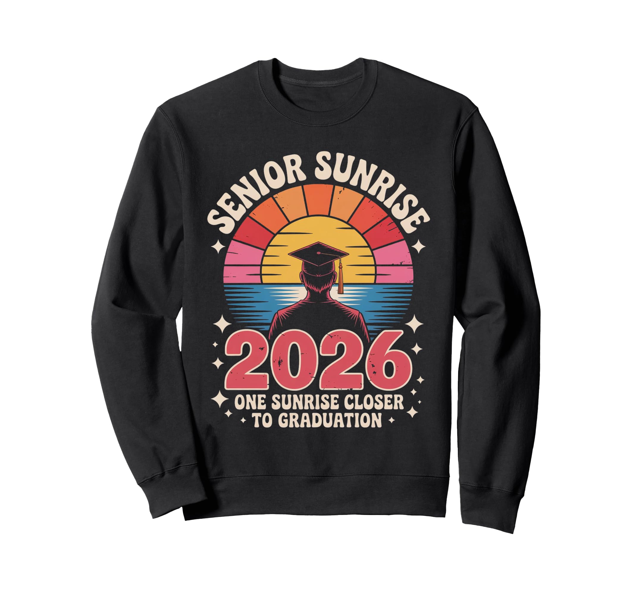 Senior Sunrise 2026 Boho Colorful High Sweatshirt - Trendy Graphic Unisex - T-Shirt, Sweatshirt, Hoodie