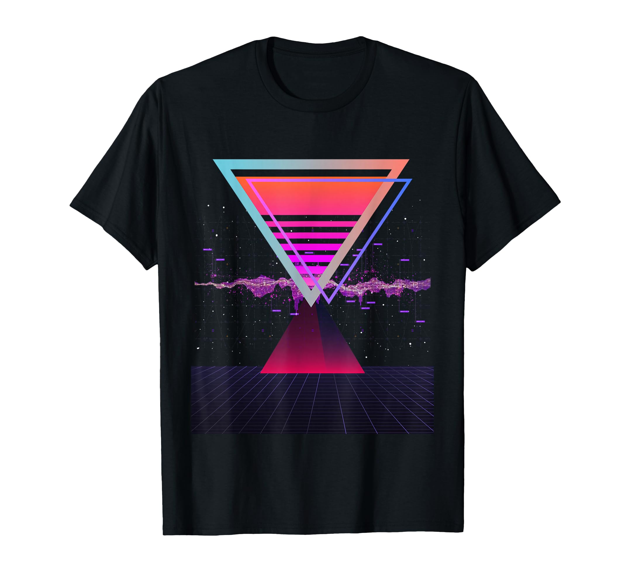 Retrowave Synthwave Vaporwave Sunset T-Shirt - Unique Graphic for Adults - T-Shirt, Sweatshirt, Hoodie