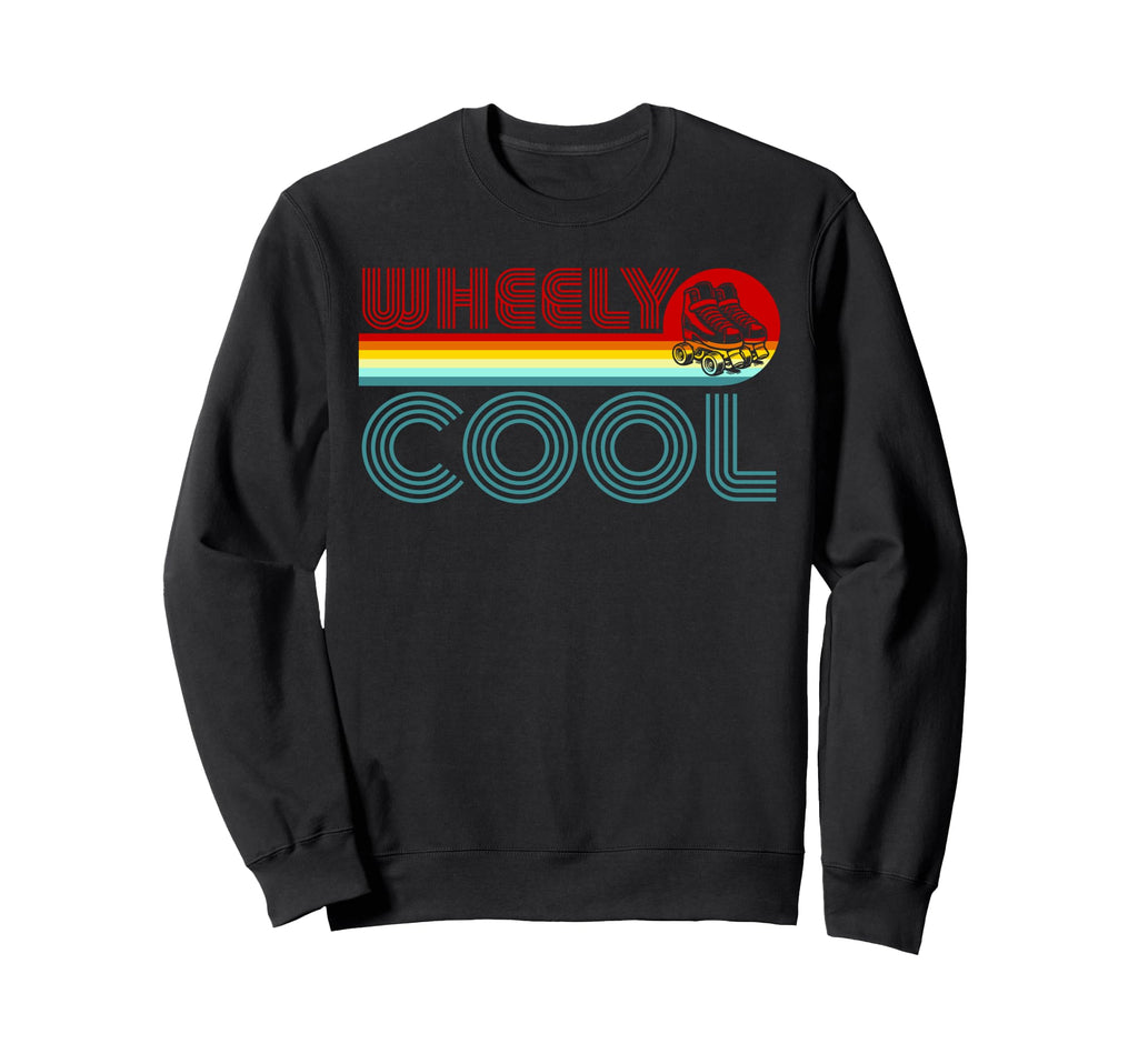Roller Skating Skate 1970S Wheely Sweatshirt - Graphic Print Unisex - T-Shirt, Sweatshirt, Hoodie