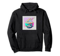 Vaperwave Aesthetic Glitch Ramen Hoodie - Graphic Print Men Women - T-Shirt, Sweatshirt, Hoodie