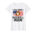 Womens Im Proud Baseball Mom Baseball T-Shirt - Streetwear Style Unisex - T-Shirt, Sweatshirt, Hoodie