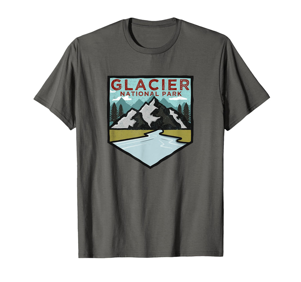 Glacier National Park Gift T-Shirt - Graphic Print for Adults - T-Shirt, Sweatshirt, Hoodie