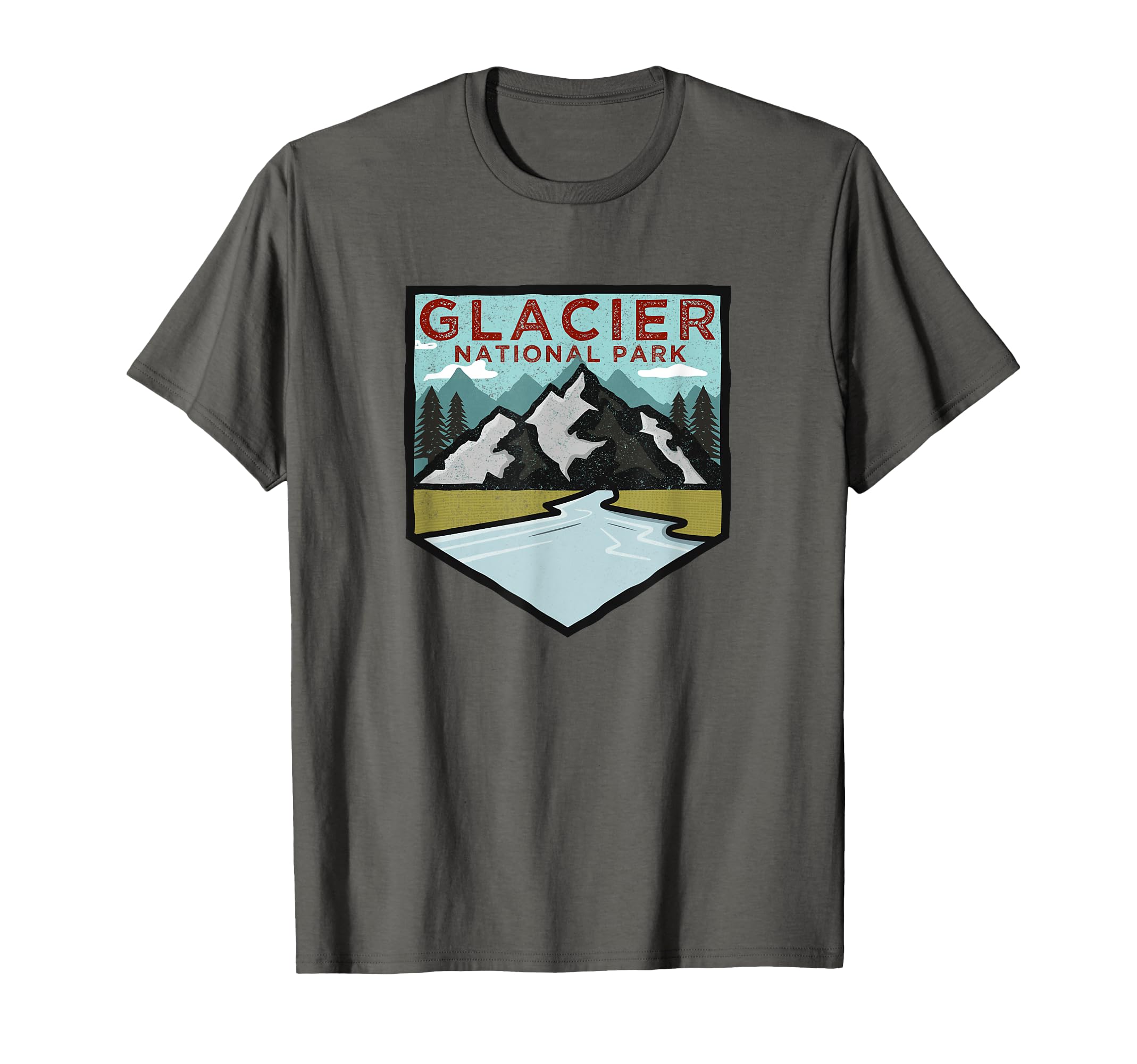 Glacier National Park Gift T-Shirt - Graphic Print for Adults - T-Shirt, Sweatshirt, Hoodie