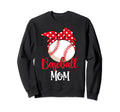 Baseball Mom Mothers Day Funny Sweatshirt - Unique Graphic Men Women - T-Shirt, Sweatshirt, Hoodie