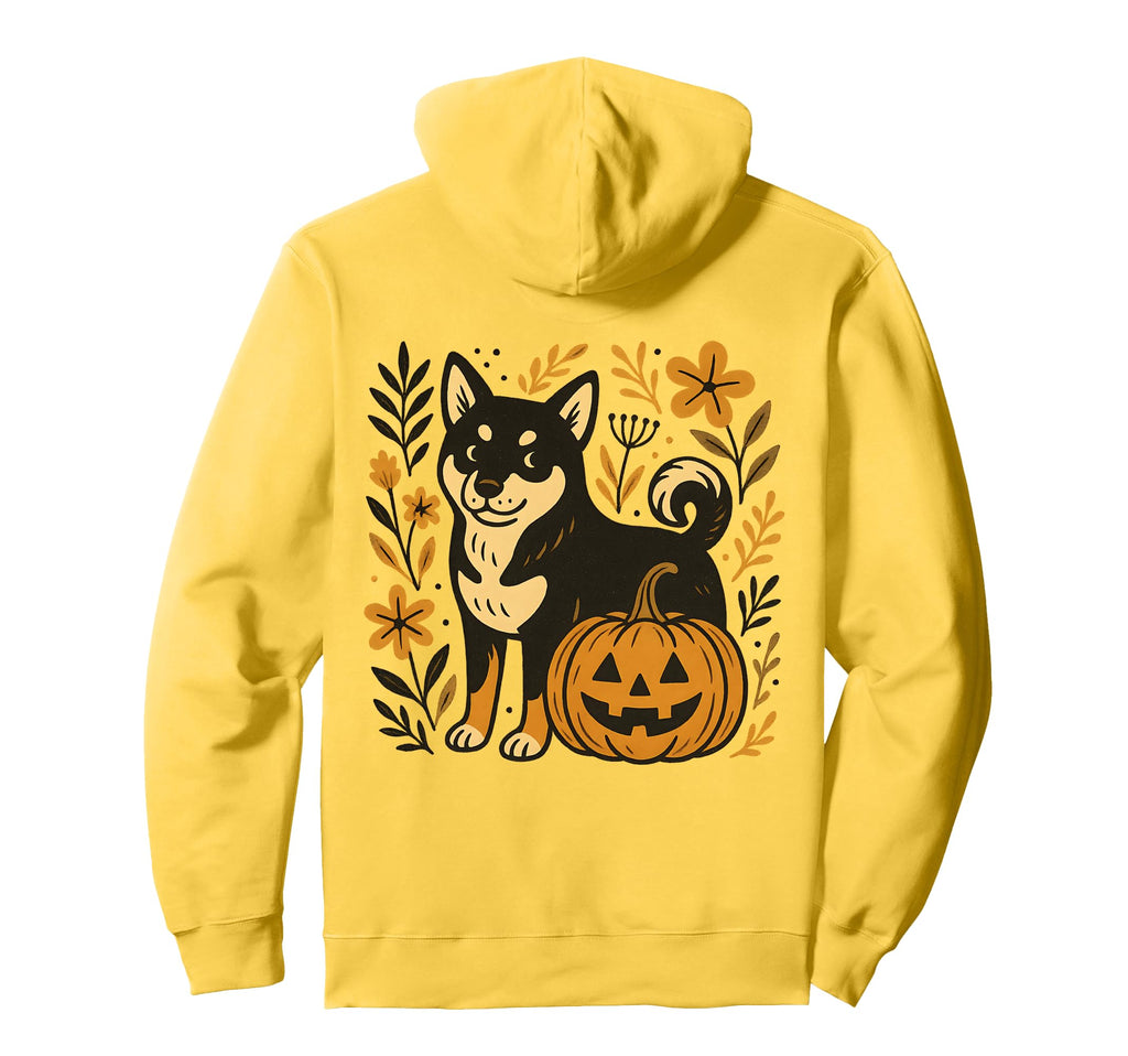 Black And Tan Shiba Inu Halloween Hoodie - Custom Art Print for Adults - T-Shirt, Sweatshirt, Hoodie