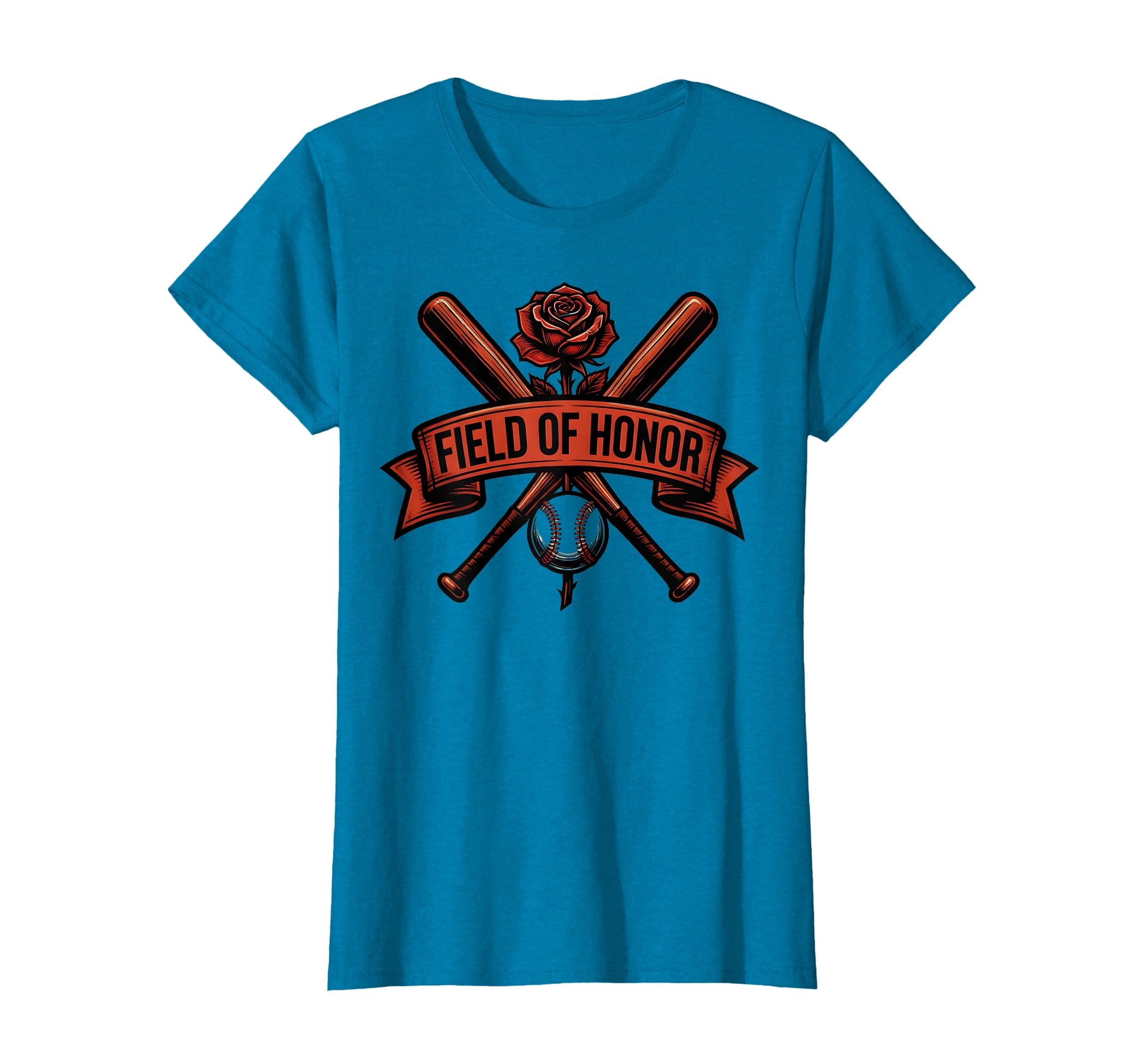 Field Honor Baseball Mom T-Shirt - Custom Art Print Men Women - T-Shirt, Sweatshirt, Hoodie