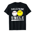 Ballpark Uncle Softball Baseball Uncle T-Shirt - Fun Novelty Design Unisex - T-Shirt, Sweatshirt, Hoodie