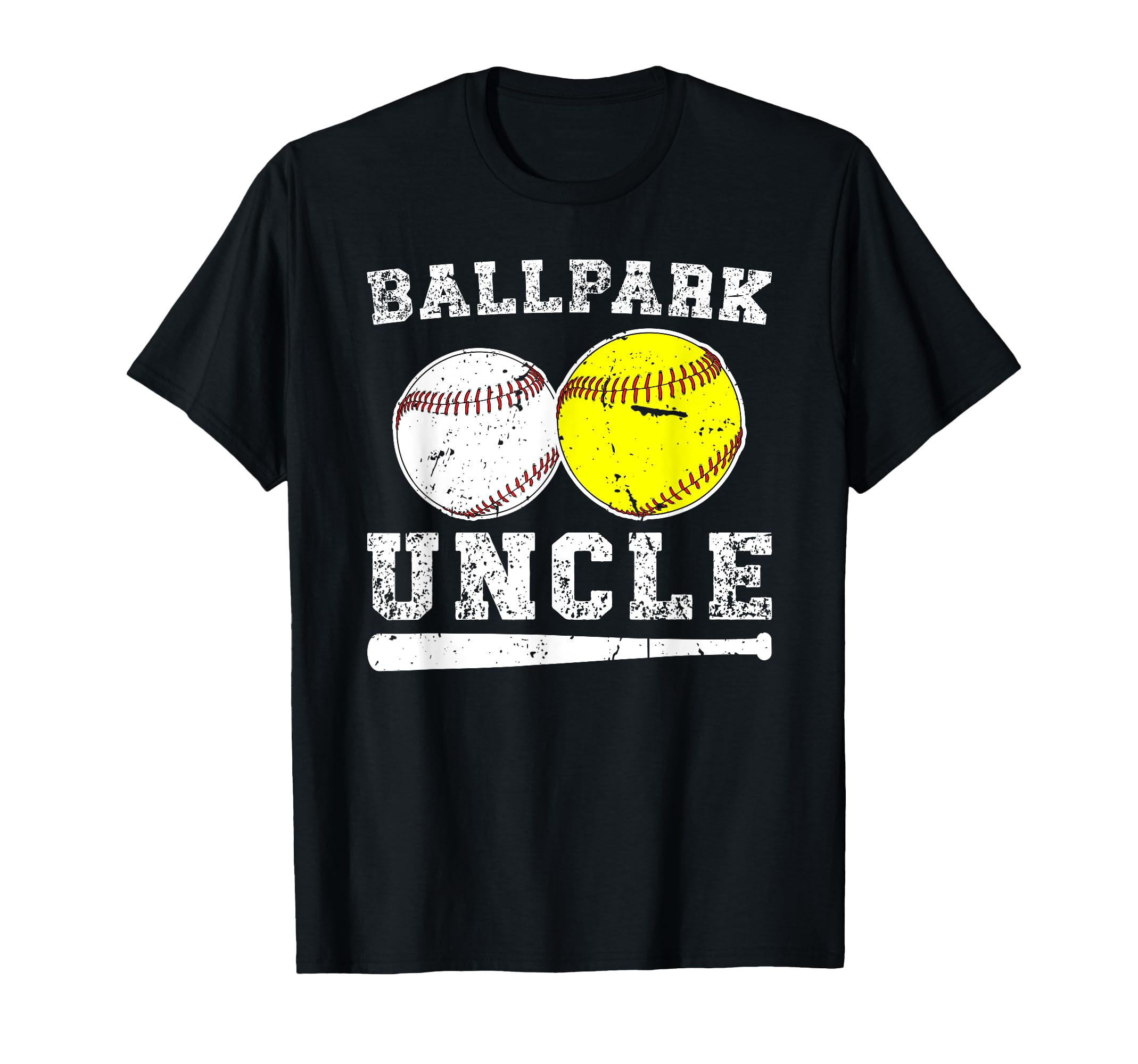 Ballpark Uncle Softball Baseball Uncle T-Shirt - Fun Novelty Design Unisex - T-Shirt, Sweatshirt, Hoodie