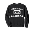 Birmingham Alabama Area Code Distressed Sweatshirt - Unique Graphic Unisex - T-Shirt, Sweatshirt, Hoodie