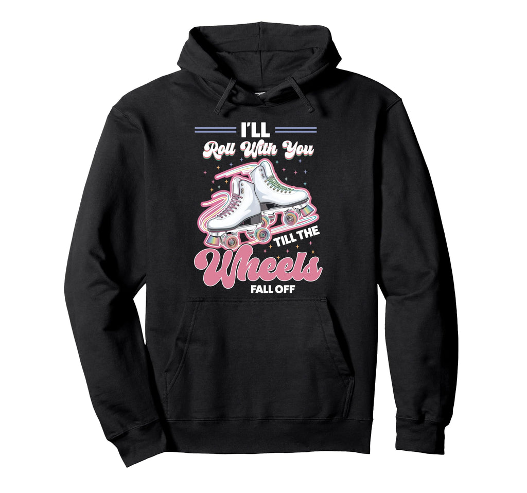 Roller Skating Skate 1970S Ill Roll Hoodie - Minimalist Print Unisex - T-Shirt, Sweatshirt, Hoodie