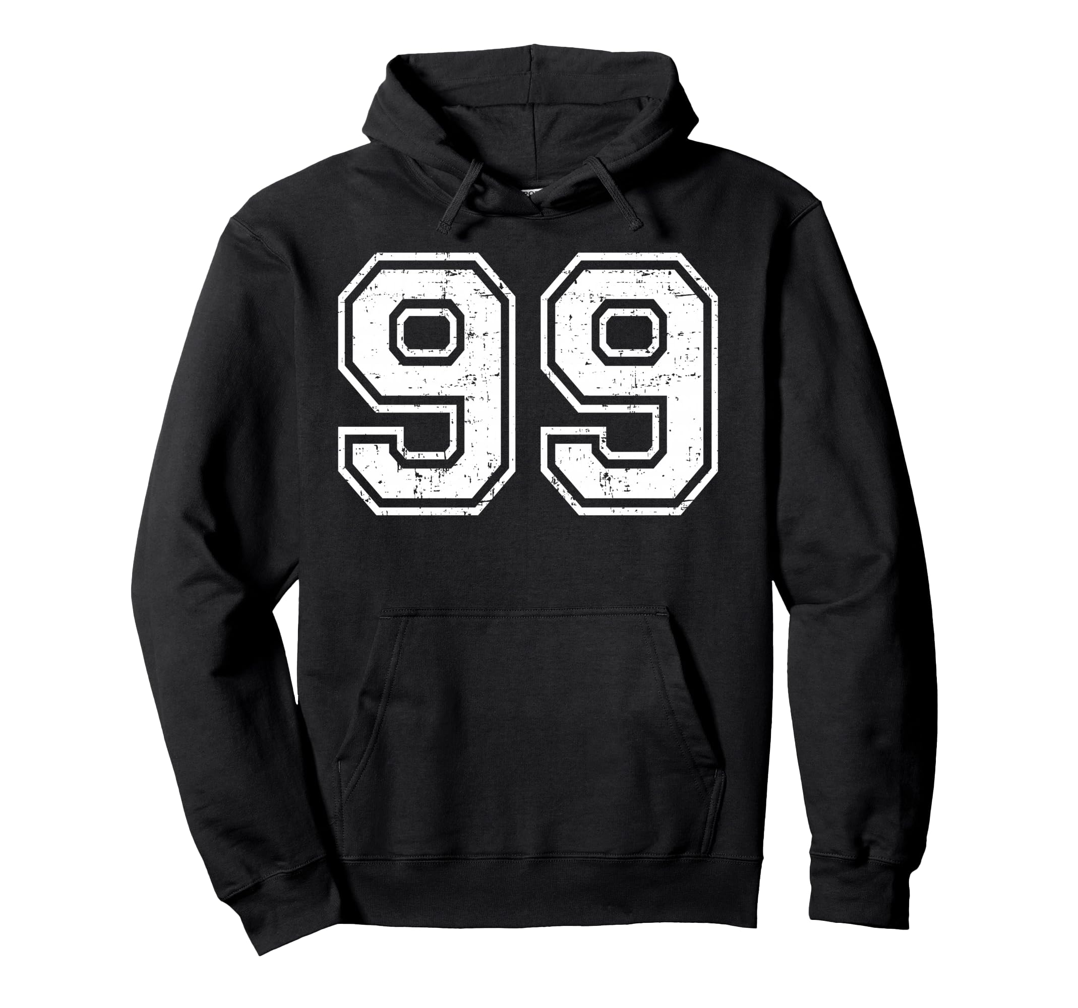 99 Number Ninety Nine Team Sports Grunge Hoodie - Streetwear Style Unisex - T-Shirt, Sweatshirt, Hoodie